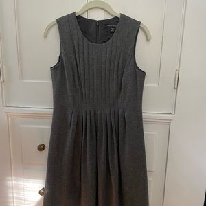 Banana Republic Gray Wool Dress. Knee length.